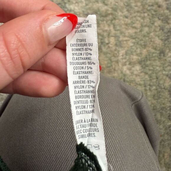 Forest Green Lace Triangle Bralettes from Aerie - Picture 5 of 5